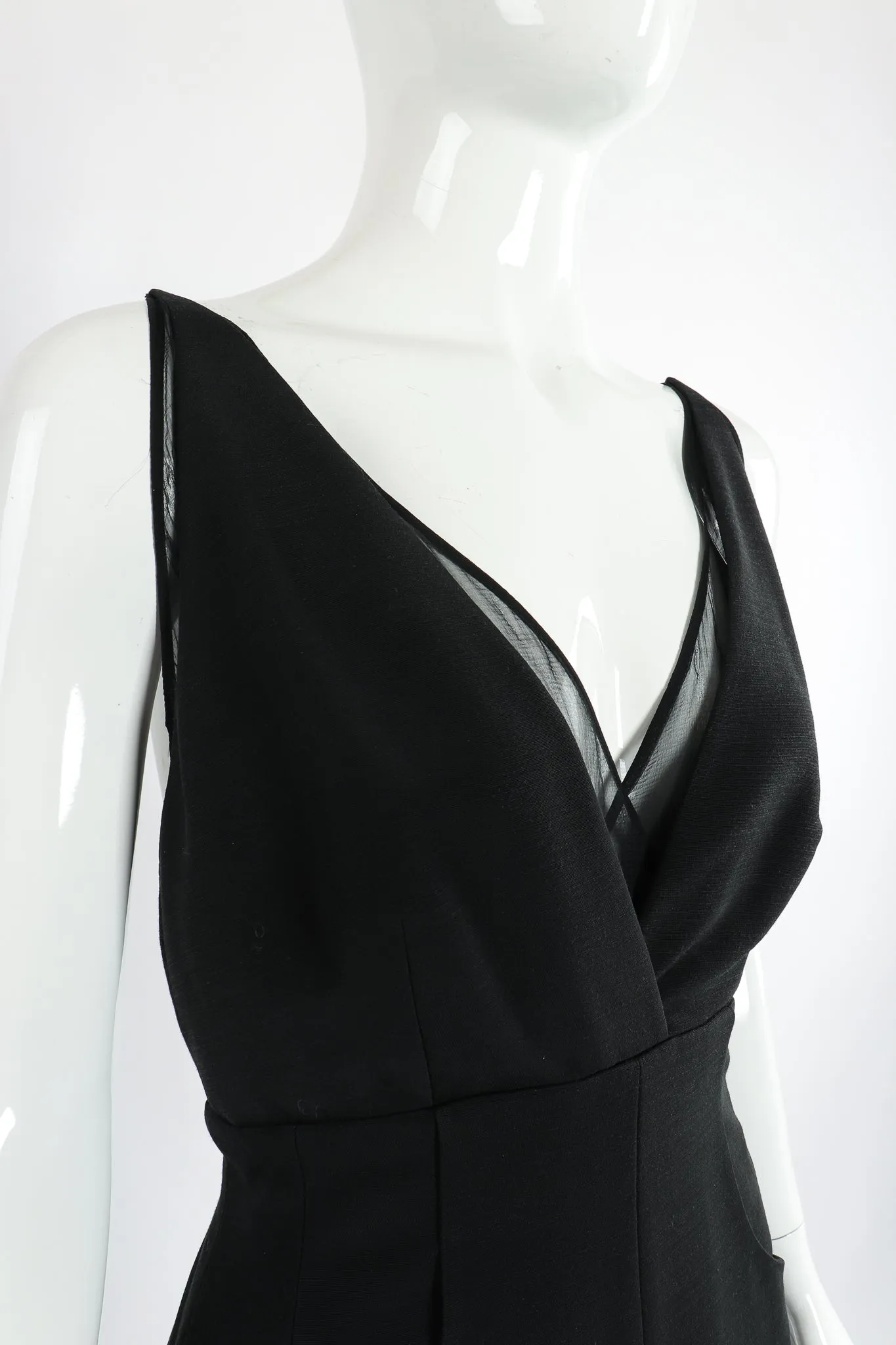 Layered Pointed Hem Dress