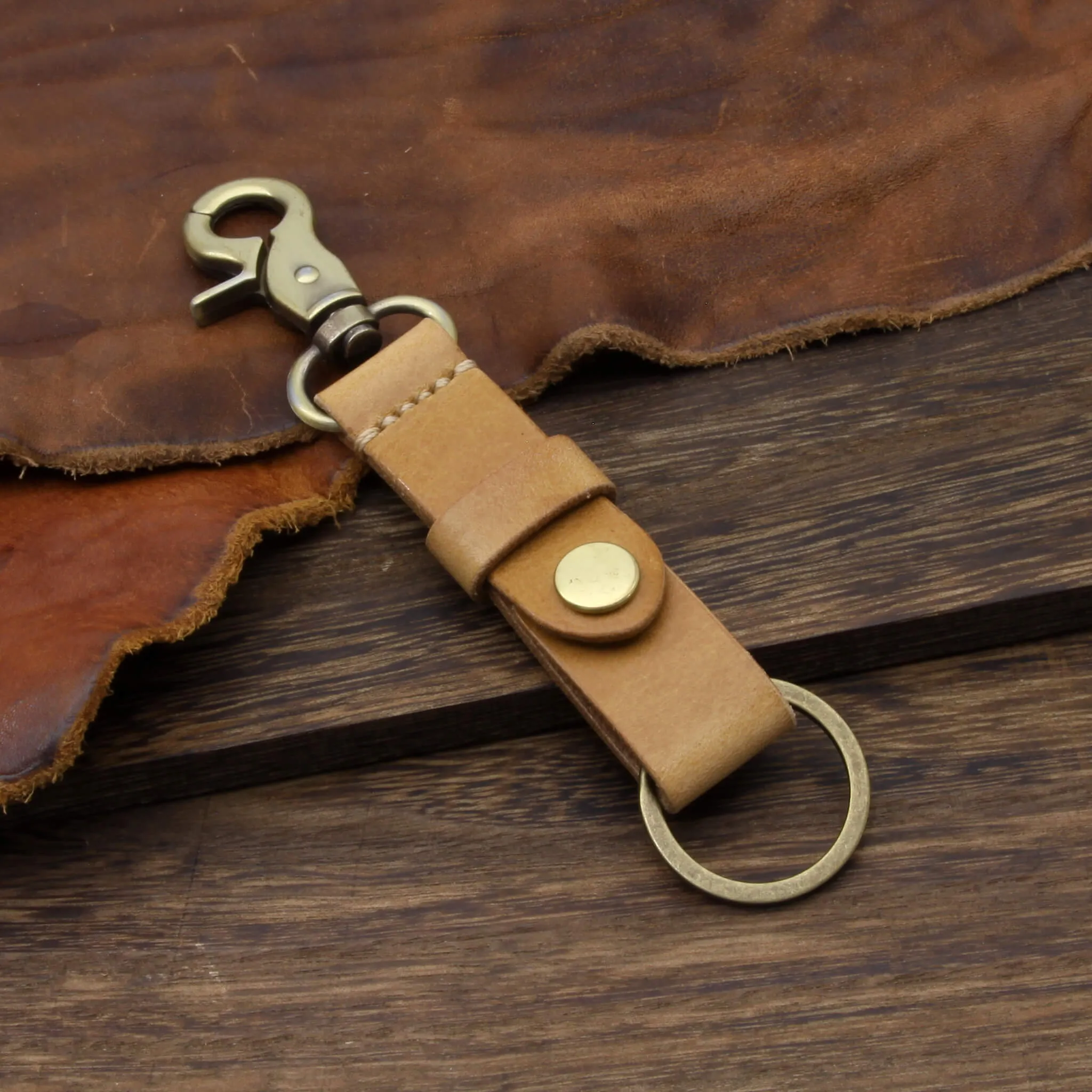 Leather Key Fob, Sequoia 101