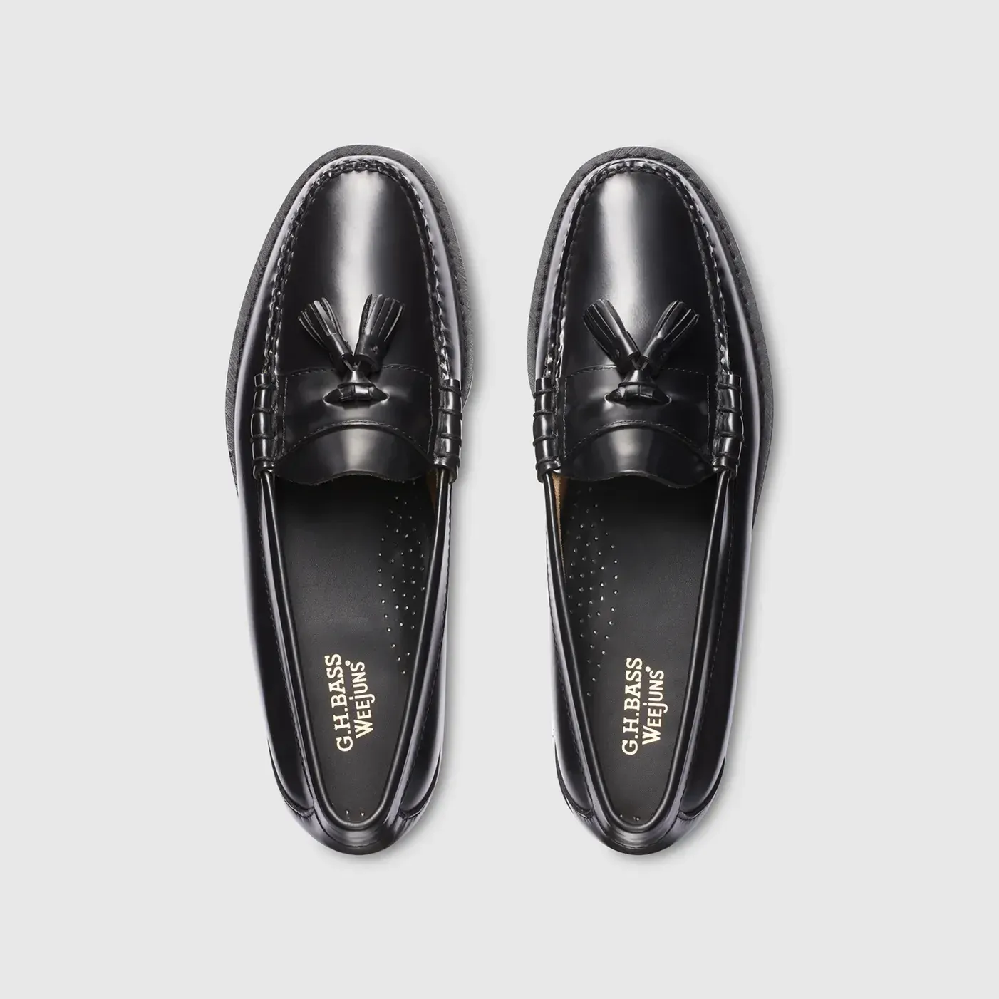 Lennox Leather Tassel Weejuns Loafer in Black