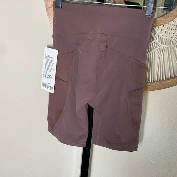 Lululemon Cargo SHR Hiking Short 8&quot;- Dark Oxide Hike High-rise SZ 2 NWT