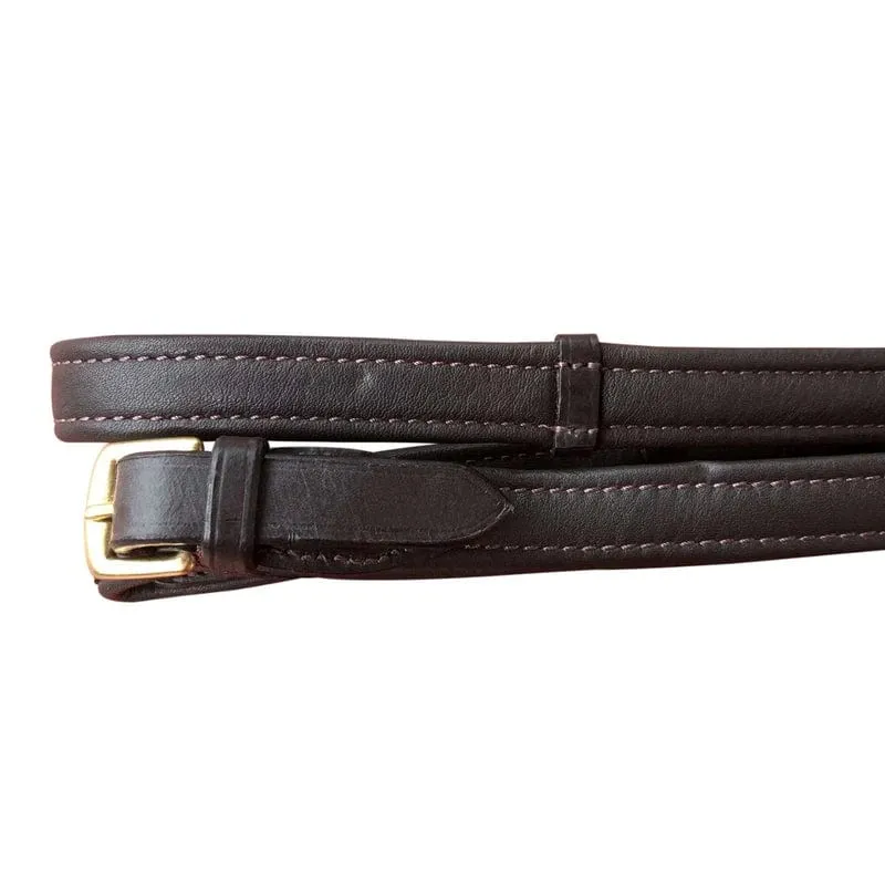 Lumiere Padded Leather Reins with Brass Fittings (L7102)