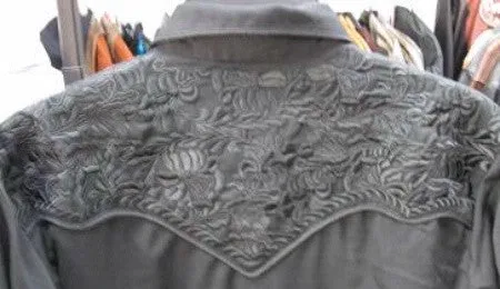 Men's Vintage Western Shirt Collection: Scully Gunfighter Charcoal & Charcoal