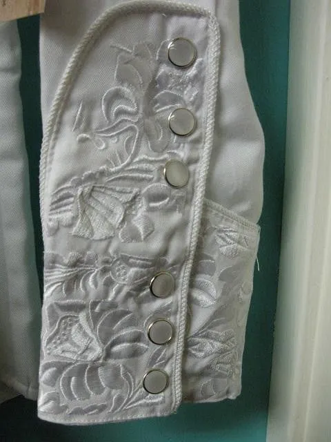 Men's Vintage Western Shirt Collection: Scully Gunfighter White