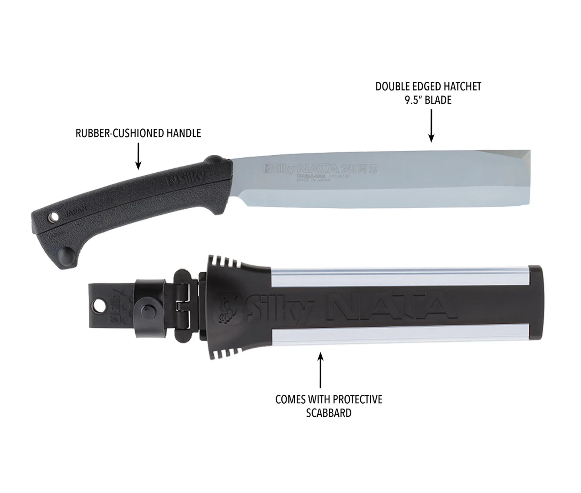 NATA Double Edge Hatchet 240mm