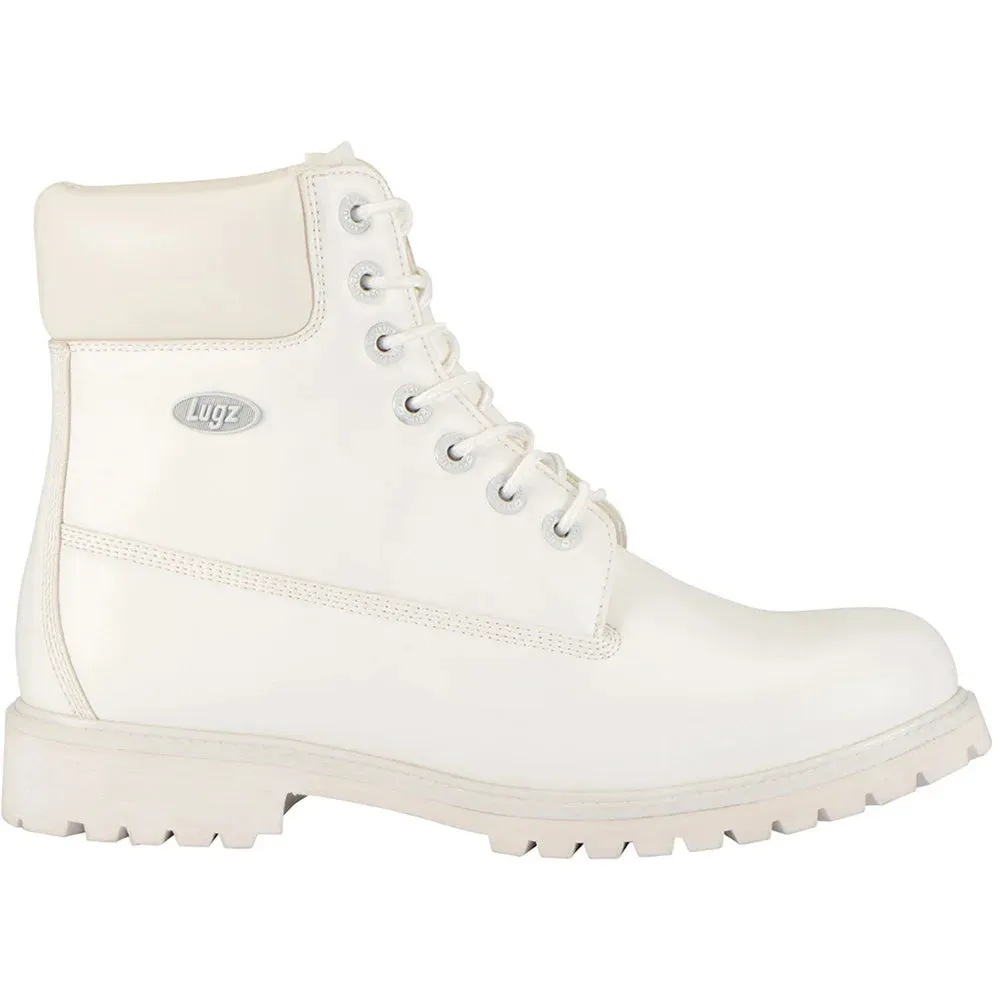 New in box! Convoy Round Toe Boots Mens | Lugz, White, Sz 7!