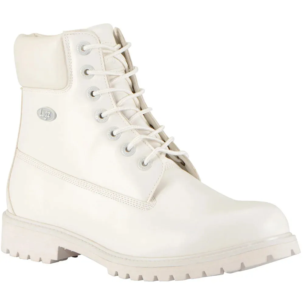 New in box! Convoy Round Toe Boots Mens | Lugz, White, Sz 7!