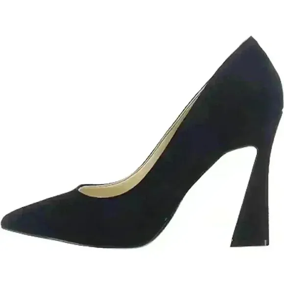 New! Nine West Women's Black Suede Trendz Pump Size 9