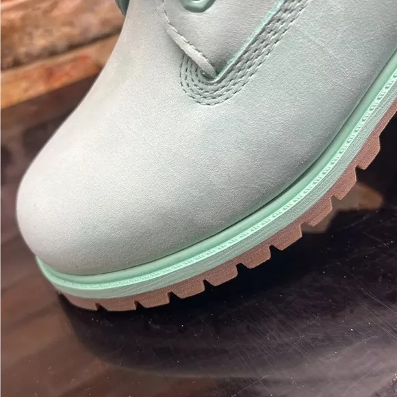 New Timberland Premium 50th Anniversary Teal Size 5.5 Kids 6” Boots
