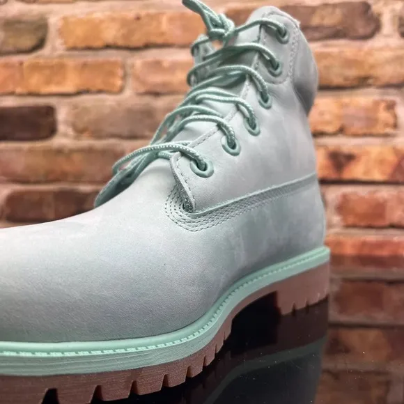 New Timberland Premium 50th Anniversary Teal Size 5.5 Kids 6” Boots