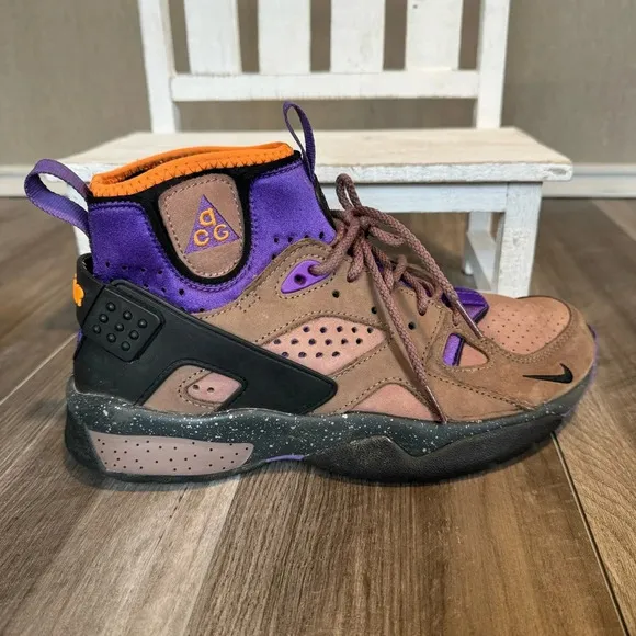 Nike ACG Air Mowabb Men’s size 8 Trail end brown mocha purple black high top