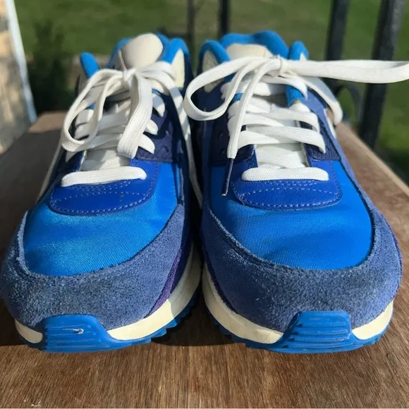 Nike Air Max 90 SE 2 GS Size 7Y Signal Blue Royal DB4179-400