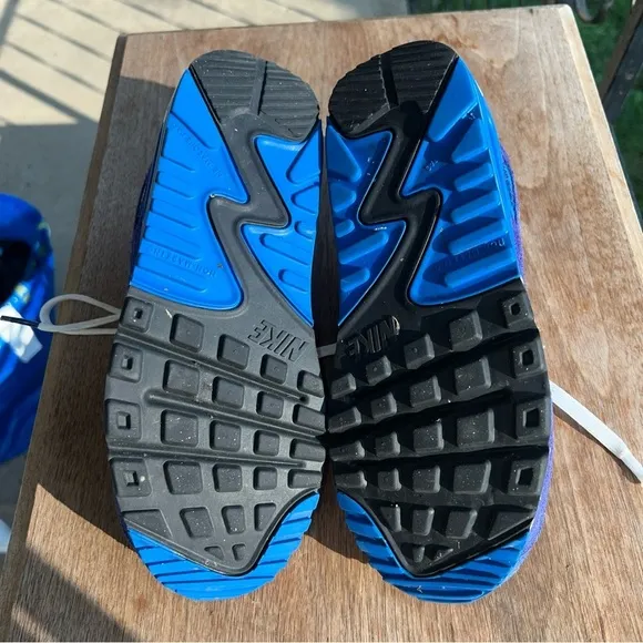 Nike Air Max 90 SE 2 GS Size 7Y Signal Blue Royal DB4179-400
