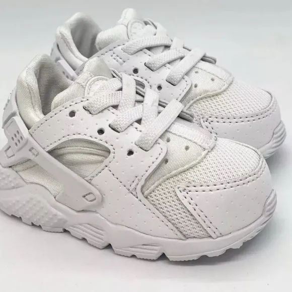 Nike Huarache‎ Run (TD) White 704950 110 Toddler Size 10C New