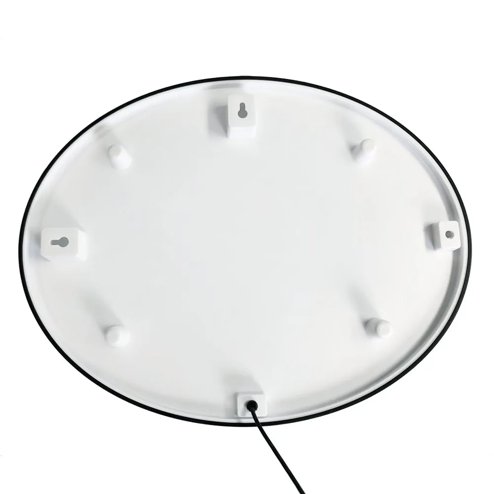 North Carolina Tar Heels: Hardwood - Oval Slimline Lighted Wall Sign