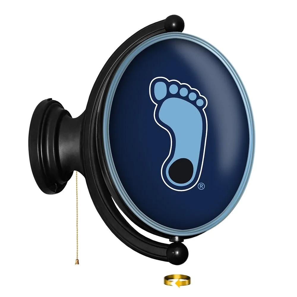 North Carolina Tar Heels: Heel Logo - Original Oval Rotating Lighted Wall Sign
