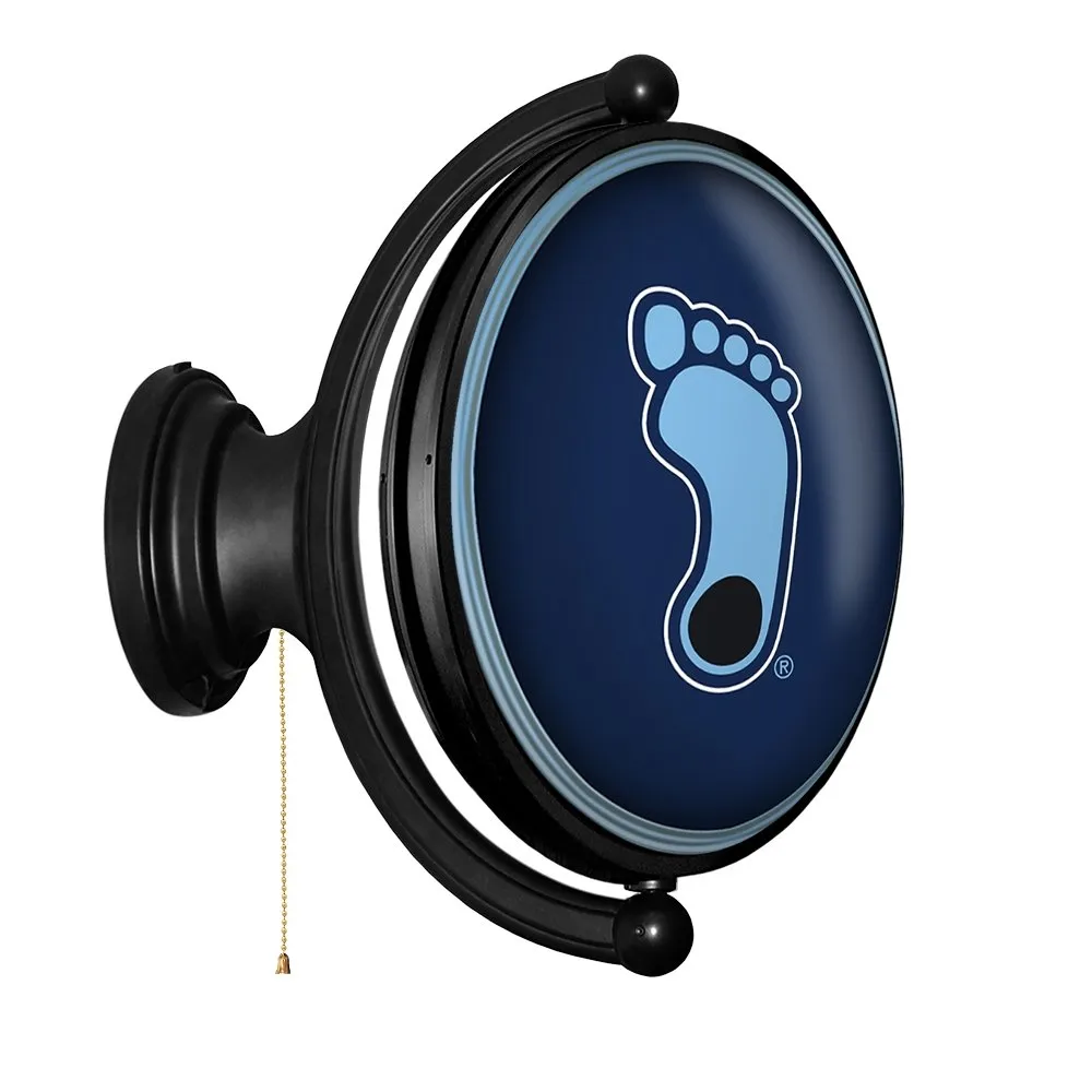 North Carolina Tar Heels: Heel Logo - Original Oval Rotating Lighted Wall Sign