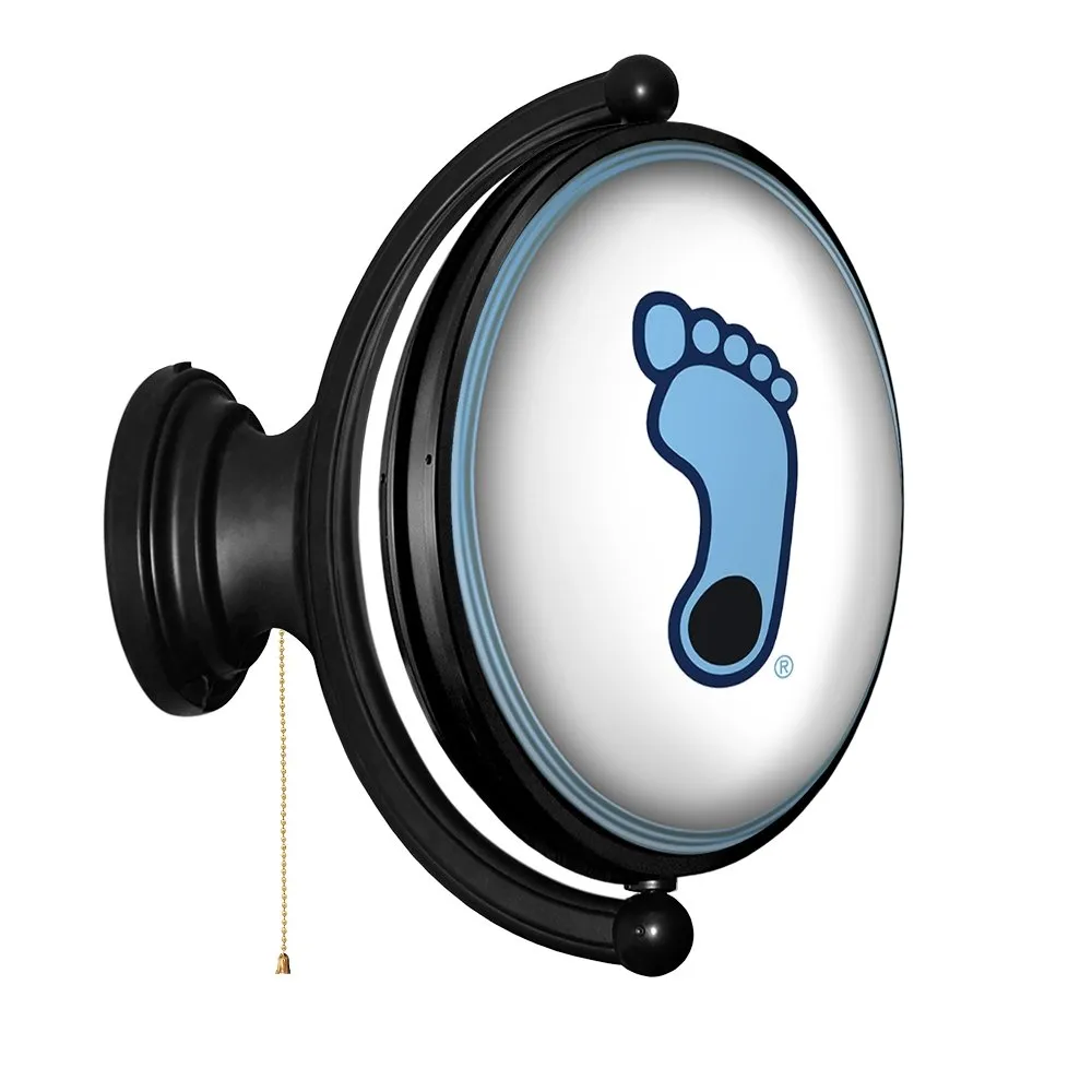 North Carolina Tar Heels: Heel Logo - Original Oval Rotating Lighted Wall Sign