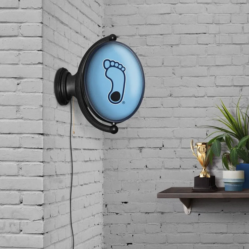 North Carolina Tar Heels: Heel Logo - Original Oval Rotating Lighted Wall Sign
