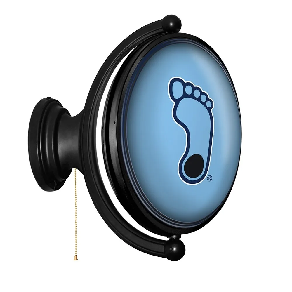 North Carolina Tar Heels: Heel Logo - Original Oval Rotating Lighted Wall Sign