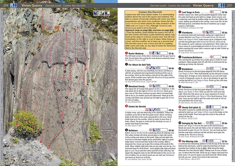 North Wales Slate Rockfax