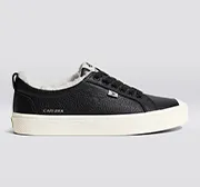 OCA Therma Low Black Premium Leather Sneaker Women