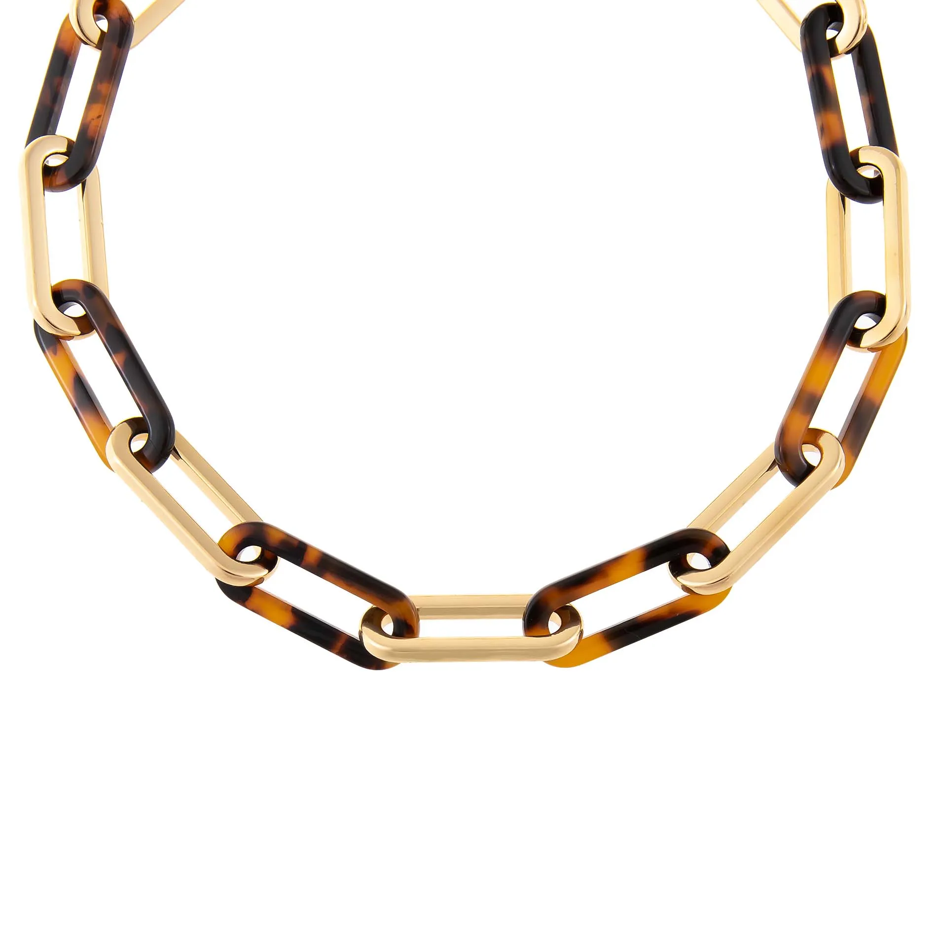 Open Oval Link Necklace