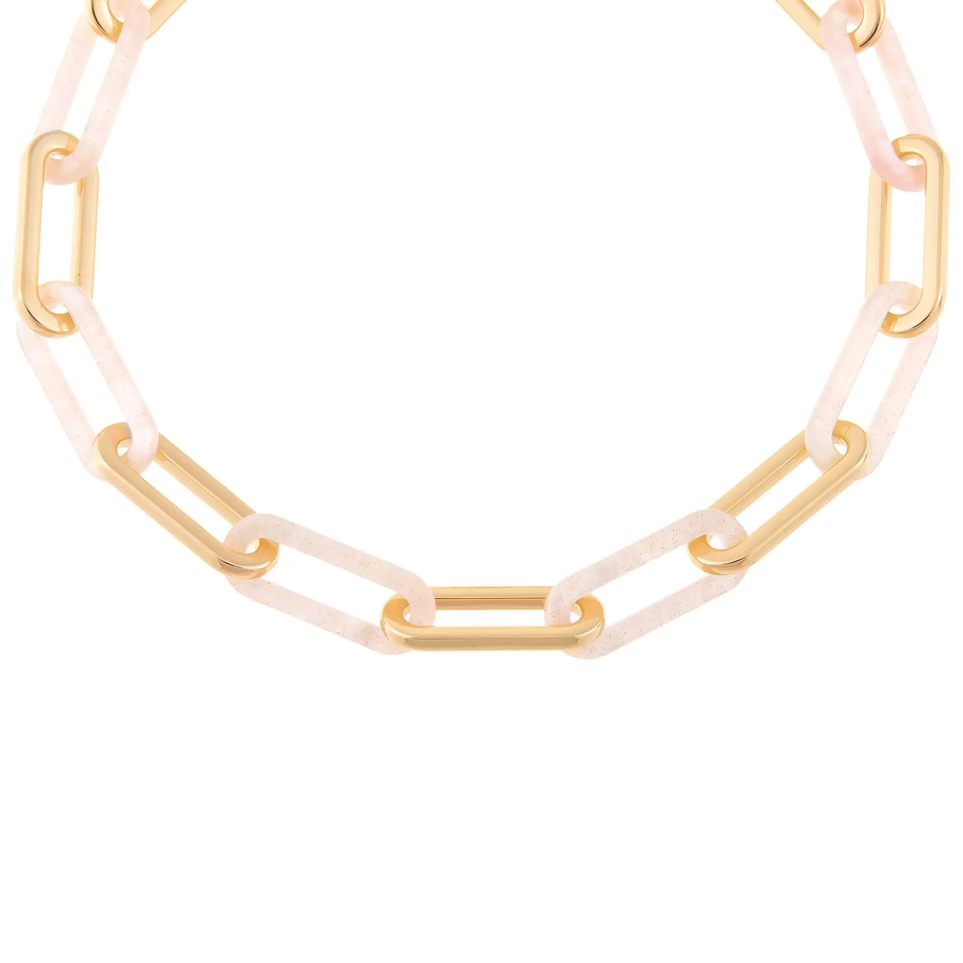 Open Oval Link Necklace