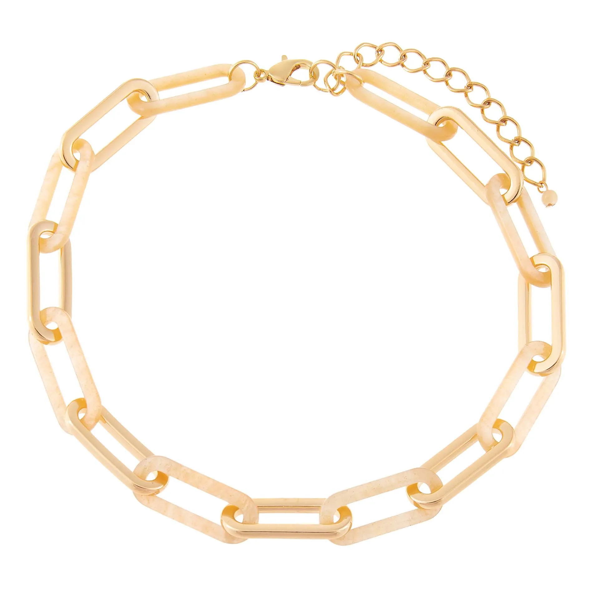 Open Oval Link Necklace