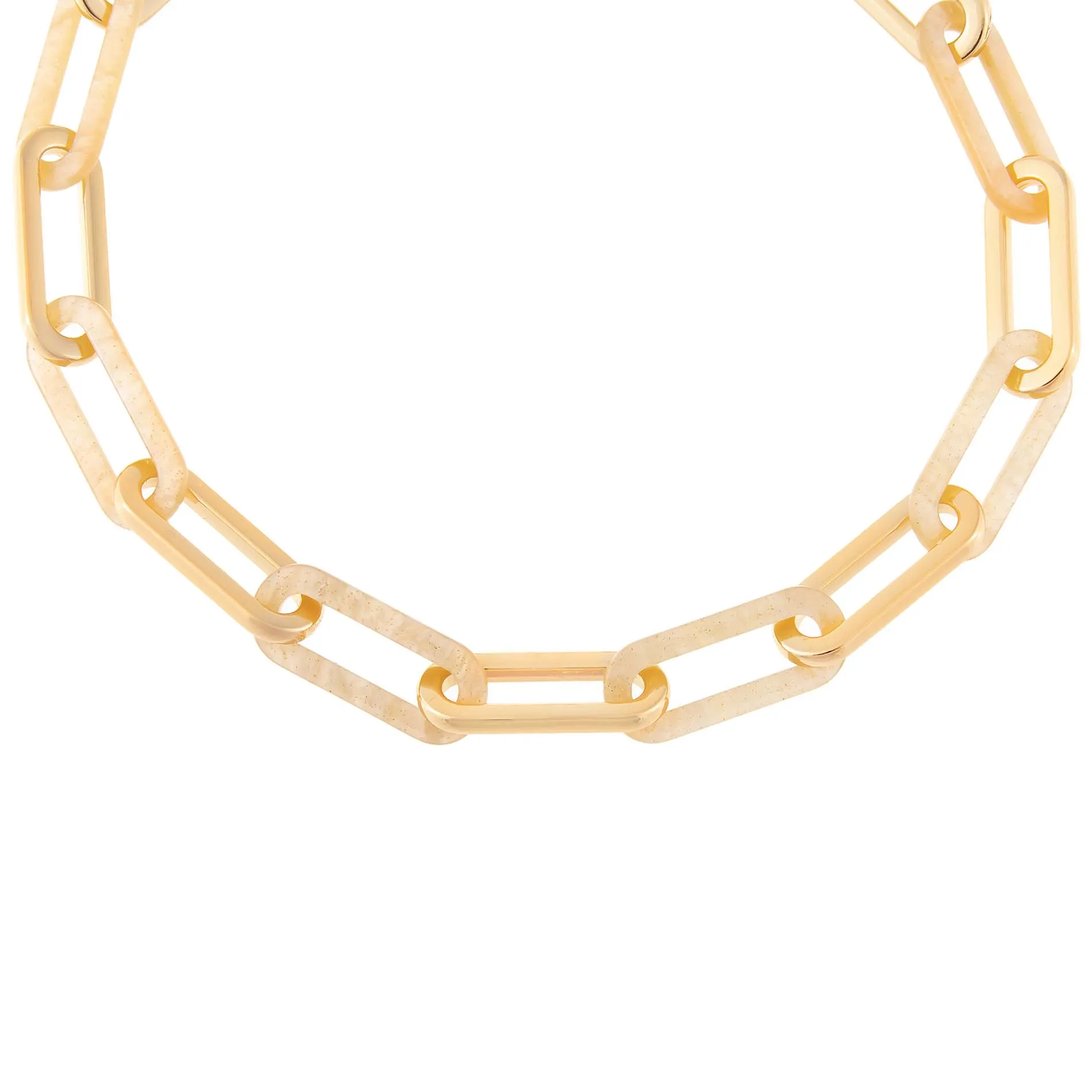 Open Oval Link Necklace