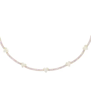 Pastel Heart Tennis Choker