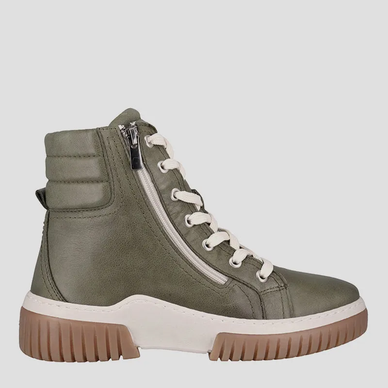 PETRA - KHAKI LEATHER