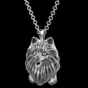 Pomeranian Jewelry Puppy Face Charm