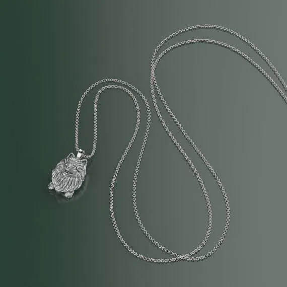 Pomeranian Jewelry Puppy Face Charm