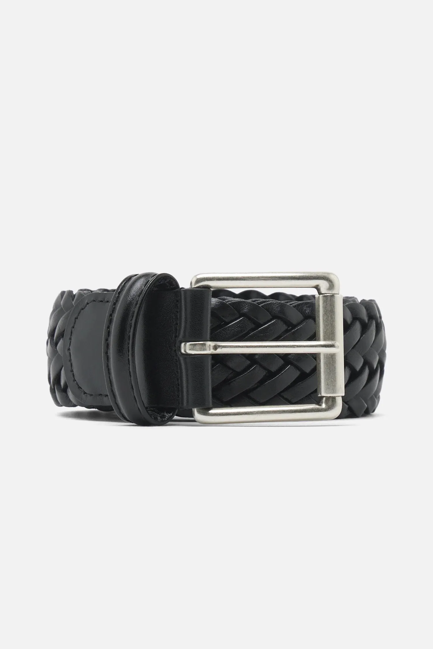 Premium Woven Leather Belt