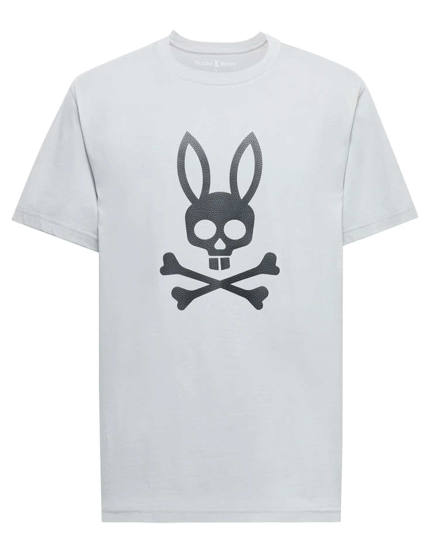 Psycho Bunny Payson Leather Print Graphic Tee - Micro Chip