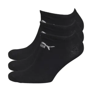 Puma Plain Sneaker Socks 3 pack Black