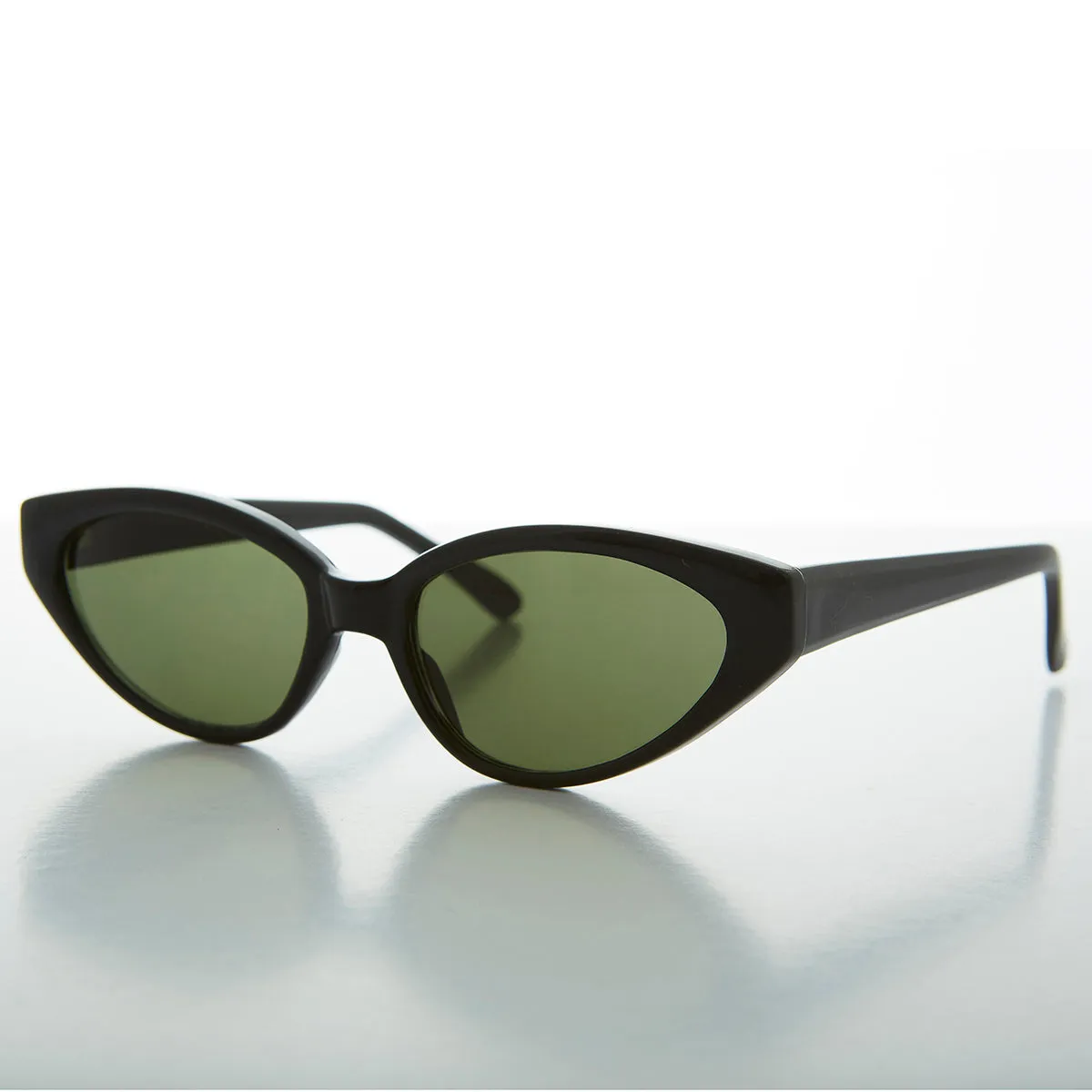 Punk Rocker Oval Cat Eye Vintage Women's Sunglass - Audrey