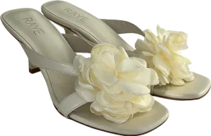 Raye Cream Flor Heel UK 7 EU 41 👞