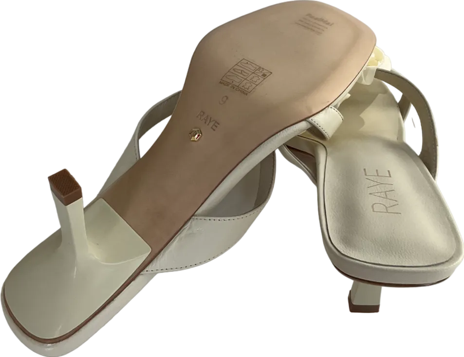 Raye Cream Flor Heel UK 7 EU 41 👞