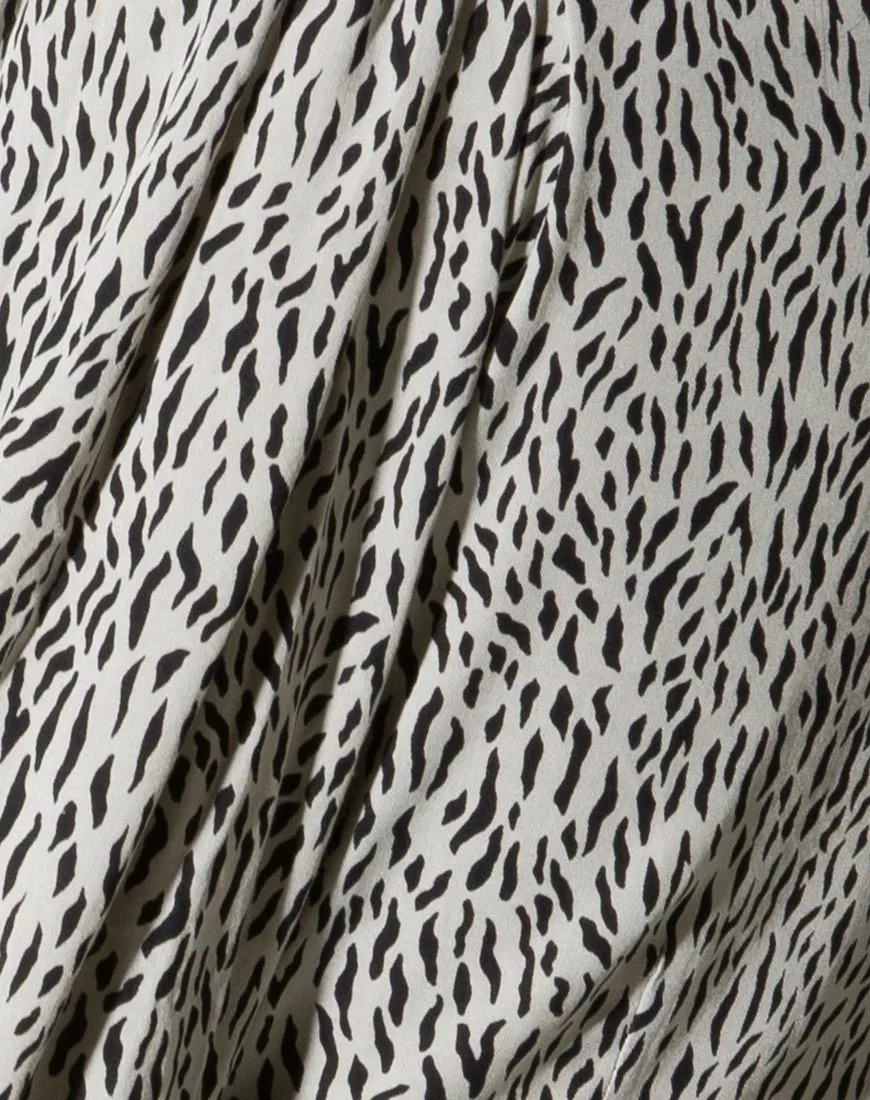 Roma Long Sleeve Top in Mini Jaguar