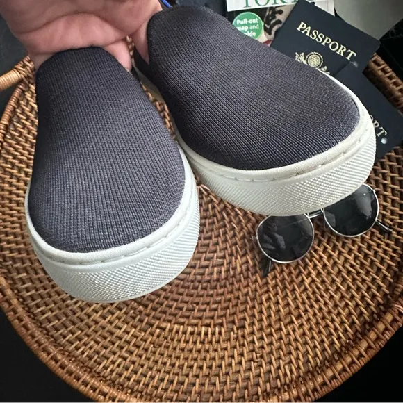 ROTHY’S Black The Original Slip On Sneaker Size 6