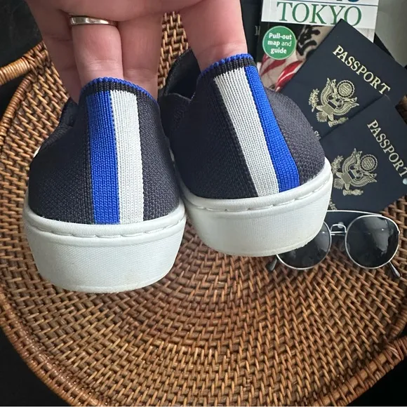 ROTHY’S Black The Original Slip On Sneaker Size 6