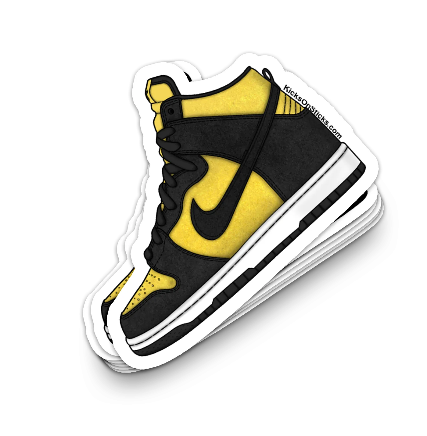 SB Dunk High "Reverse Goldenrod" Sneaker Sticker