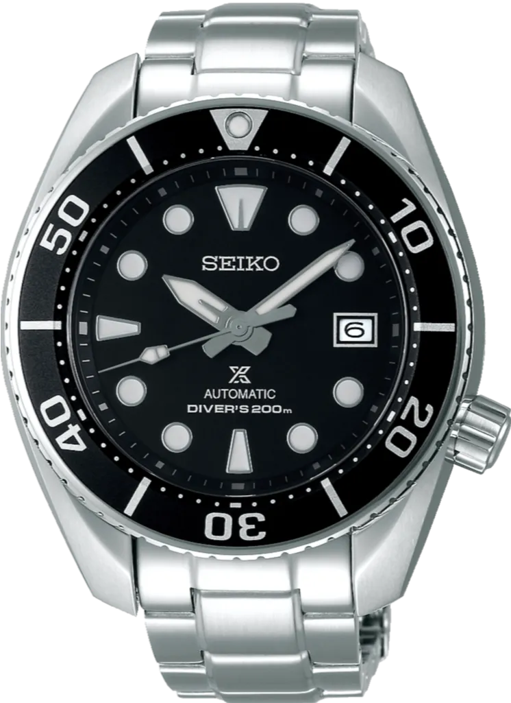 Seiko Prospex Mechanical Automatic 200M Diver 3rd Generation Black-Dial Sumo SPB101