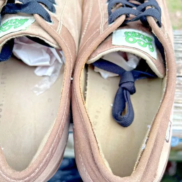 Simple Brand Leather Eco Sneaker Original Skate Shoe Mens Size 11 Brown Street