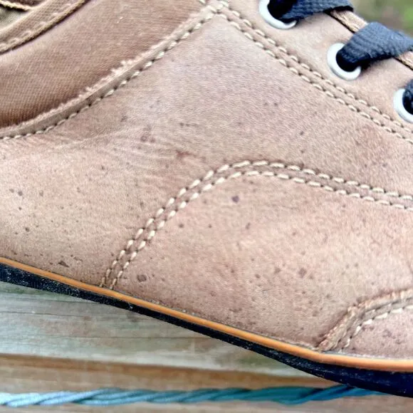 Simple Brand Leather Eco Sneaker Original Skate Shoe Mens Size 11 Brown Street