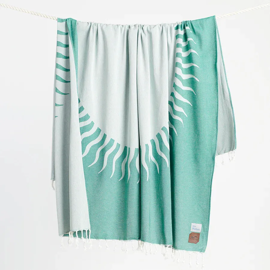 Slowtide Sol Sage Throw Blanket