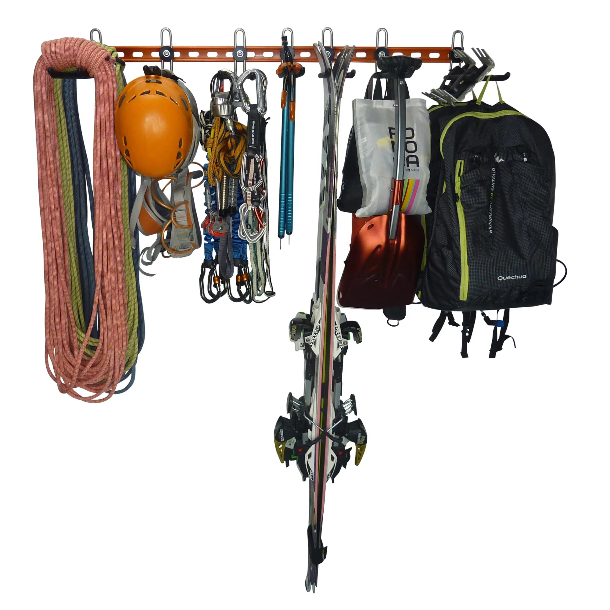 Snowboard hooks  - extra GearHooks® for snowboards, skis, boots and ski gear.