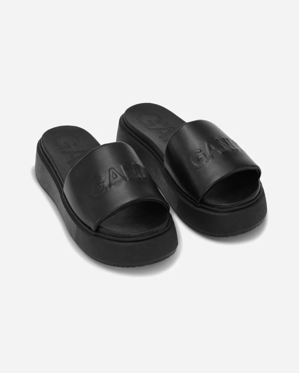 Sporty Sneaker Sandal - Black