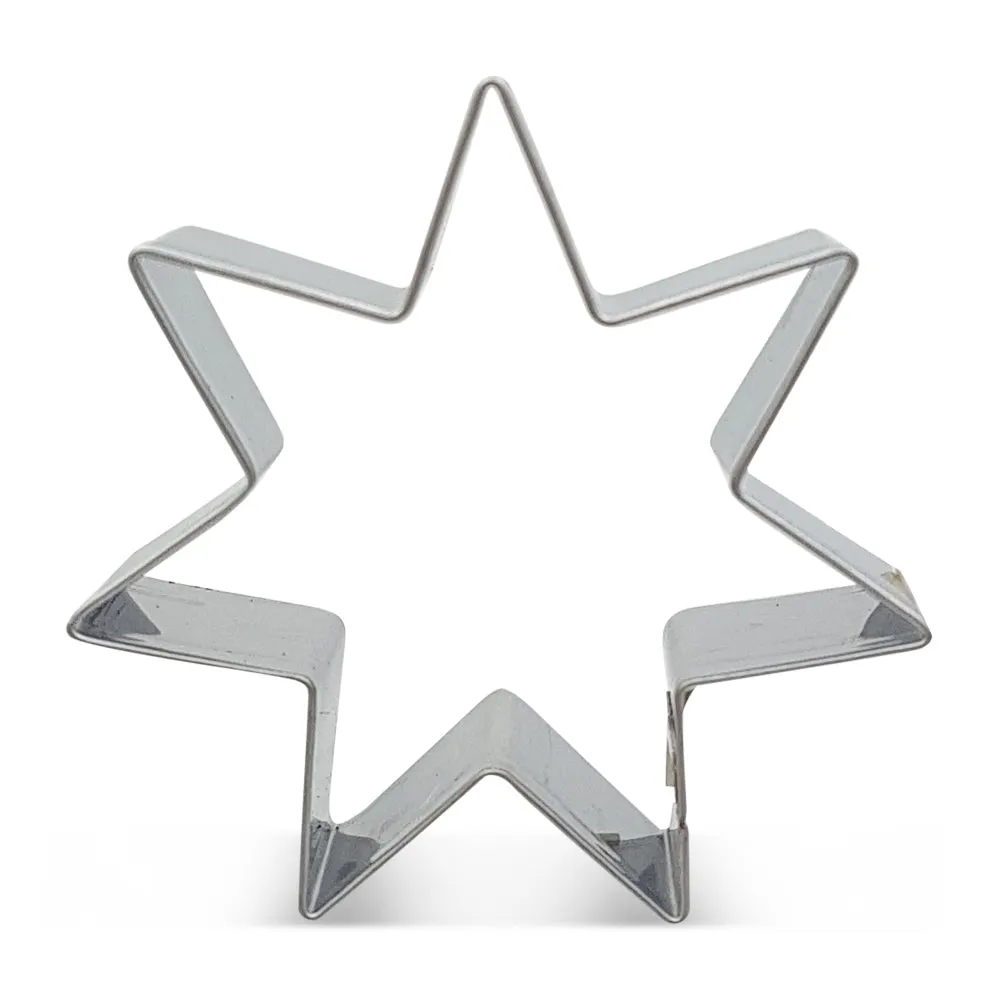 Star Cookie Cutter with 7 Points 6cm